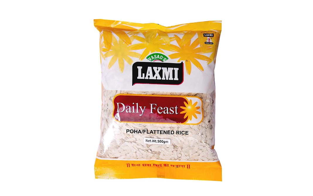 Laxmi Daily Feast Poha/Flattened Rice    Pack  500 grams